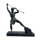 Art Deco sculpture signed Uriano