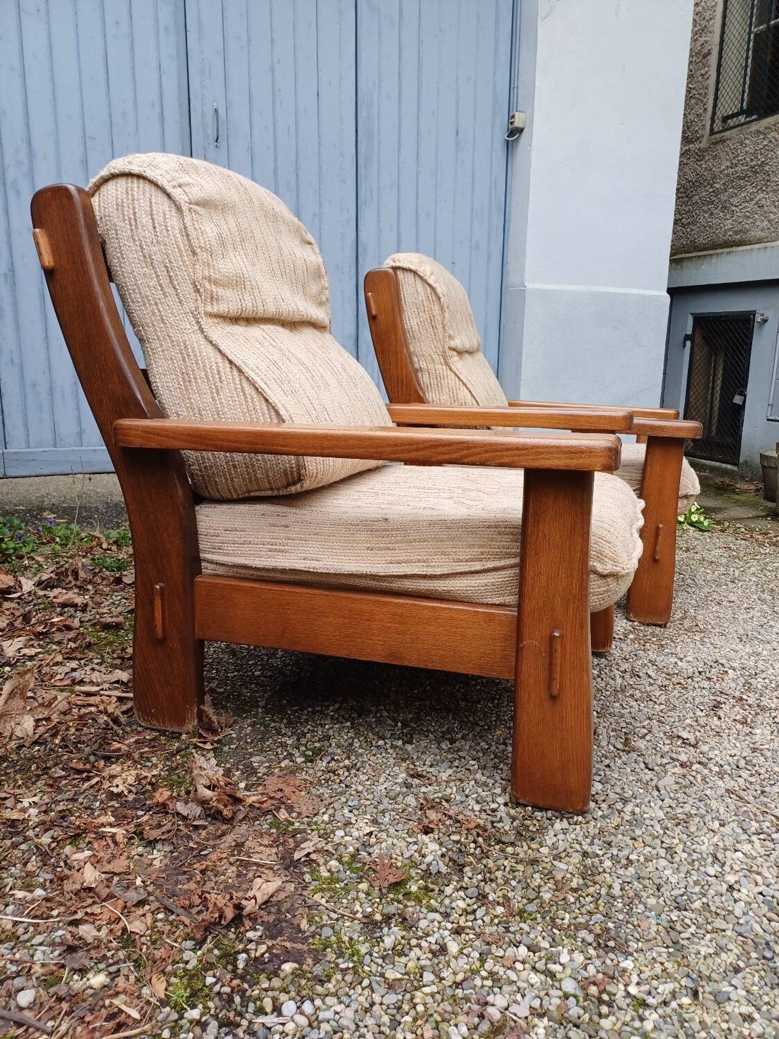 Paire de fauteuils vintage
