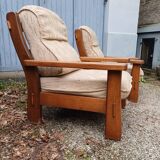 Paire de fauteuils vintage