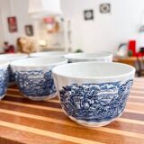 6 English porcelain bowls