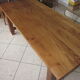 Farmhouse table in solid oak