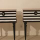 Pair of bedside table restyled swing door year 60