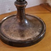 Old brass candle holder