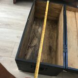Restored wooden trunk