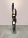 Italian vintage design chrome metal floor lamp 1970