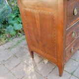 Louis XVI period walnut chest of drawers from the 18th century