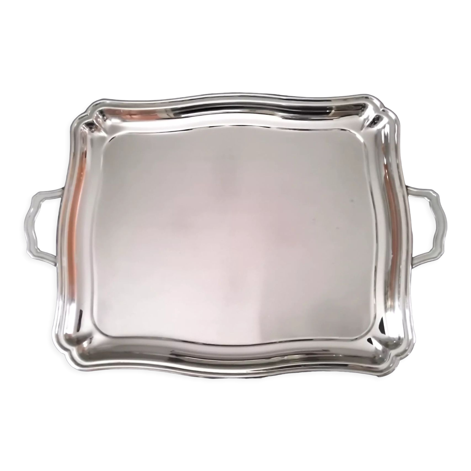 Stainless steel serving tray 38 x 45.5 cm
