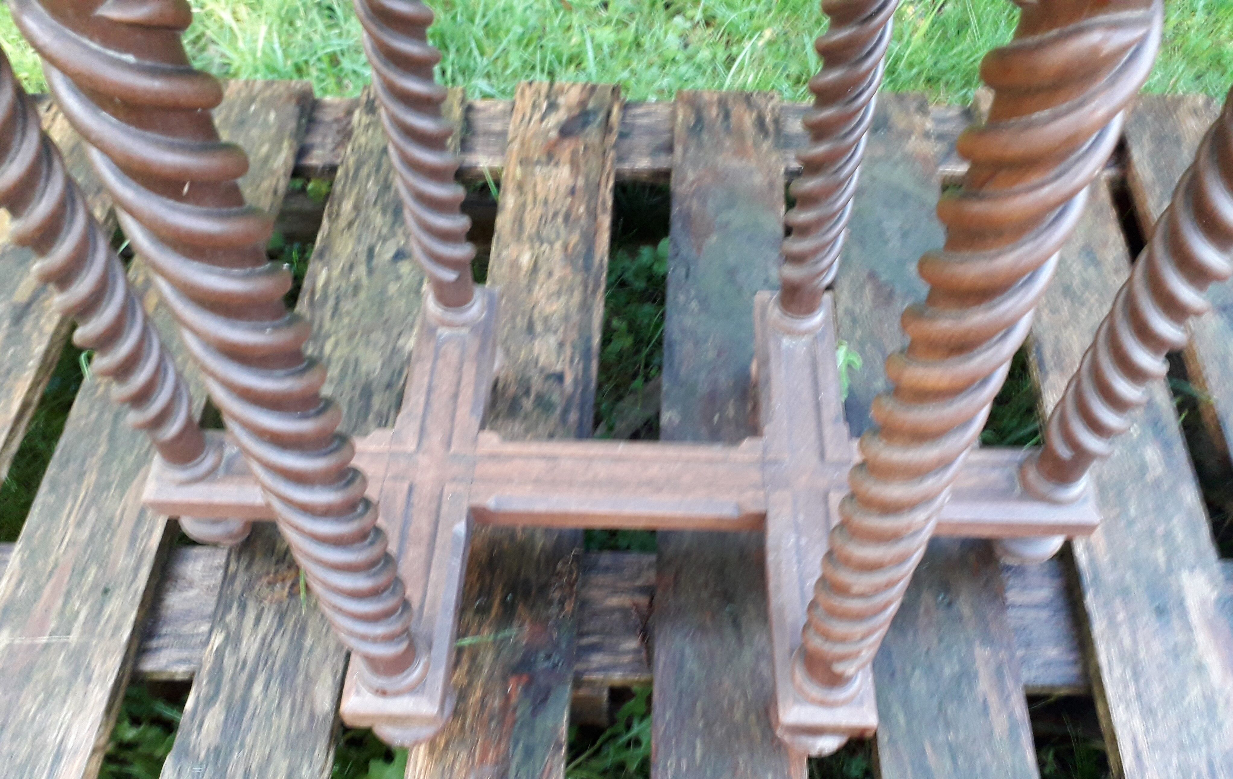 19th century wooden coffee table