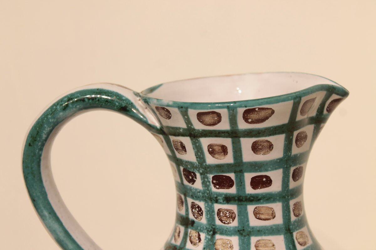 Large ceramic pitcher by Robert Picault, Vallauris.