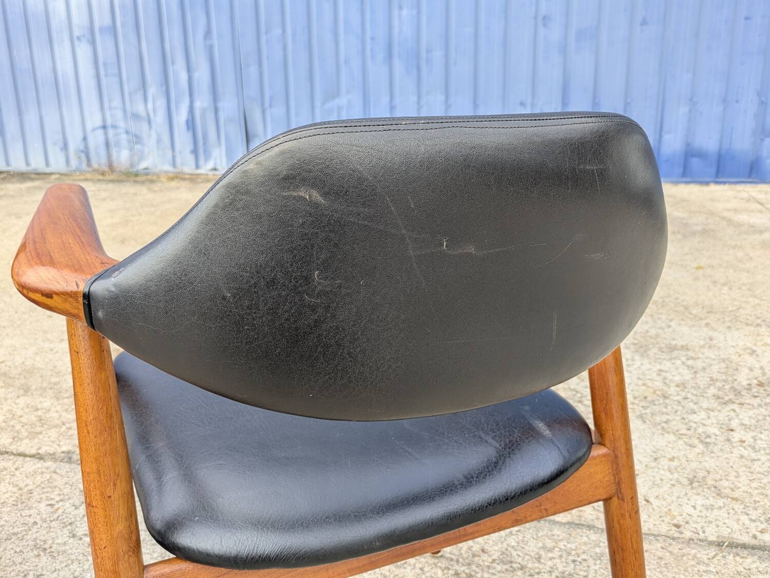 Pair of vintage Scandinavian teak chairs/armchairs - Kai Kristiansen style