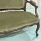 Early 20th century louis XV style bench in walnut