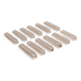 Set of 12 vintage cut lead crystal knife rests – Antique box