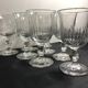 8 verres taillés Louis Philippe