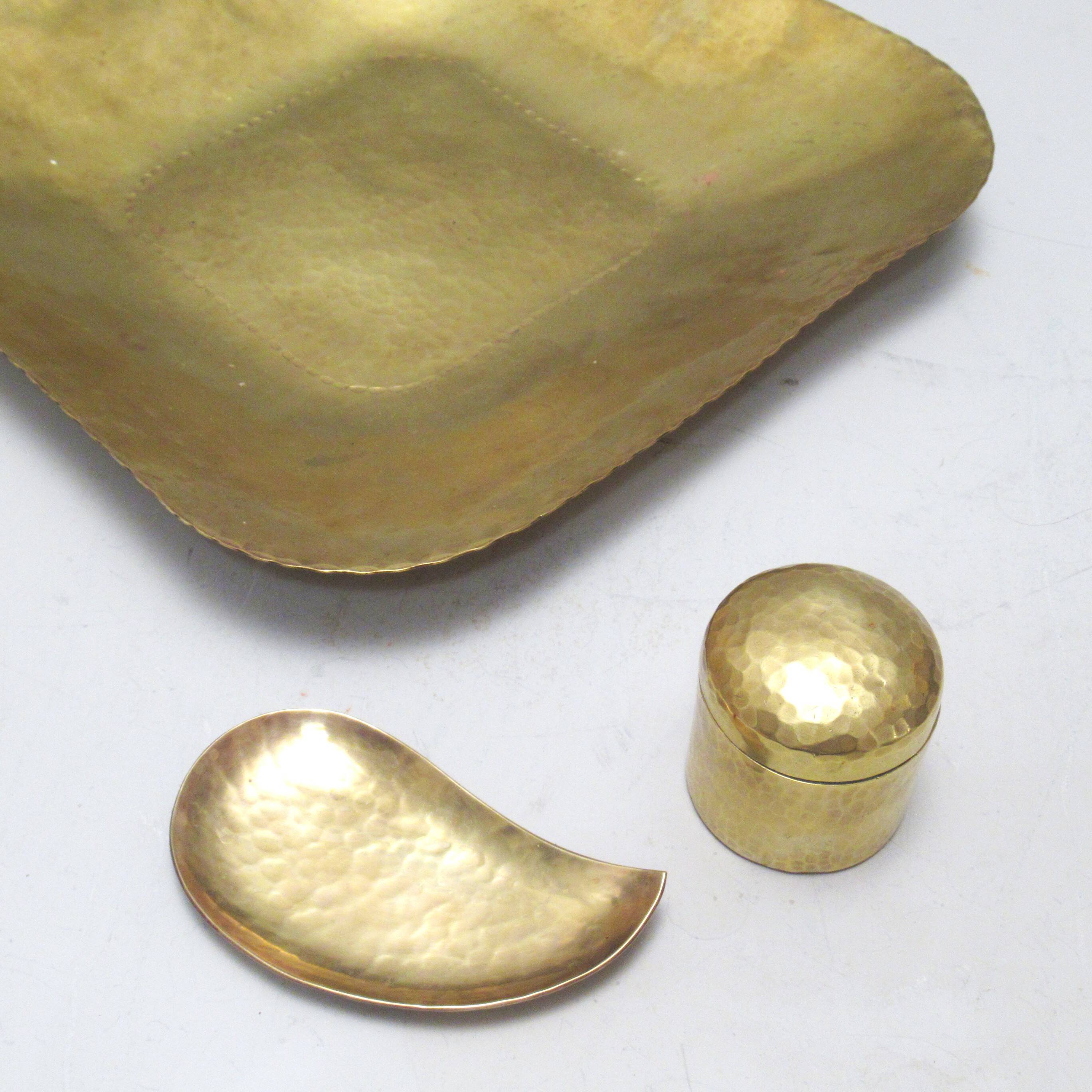 Art Deco brass cup