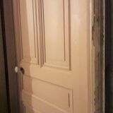 Haussmannian door 83x220.5cm with an old glazed transom frame.