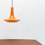 Mid-century glass tulip pendant by Peill & Putzler, 1960s