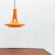 Mid-century glass tulip pendant by Peill & Putzler, 1960s