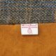 Leather Harris Tweed sofa made in England.