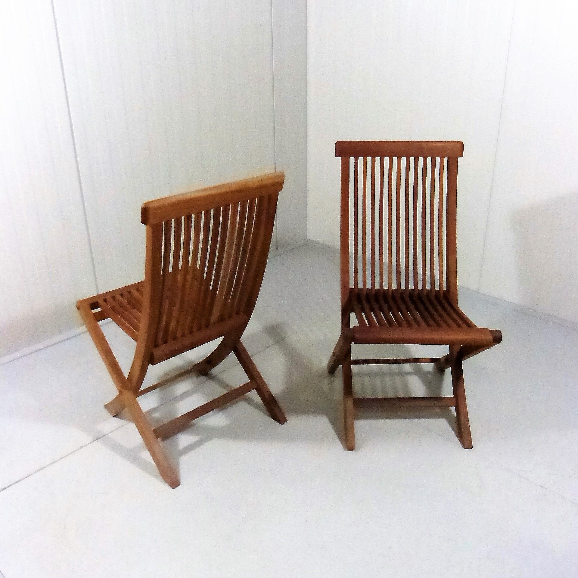 Danish teak garden chairs 1980-90’s