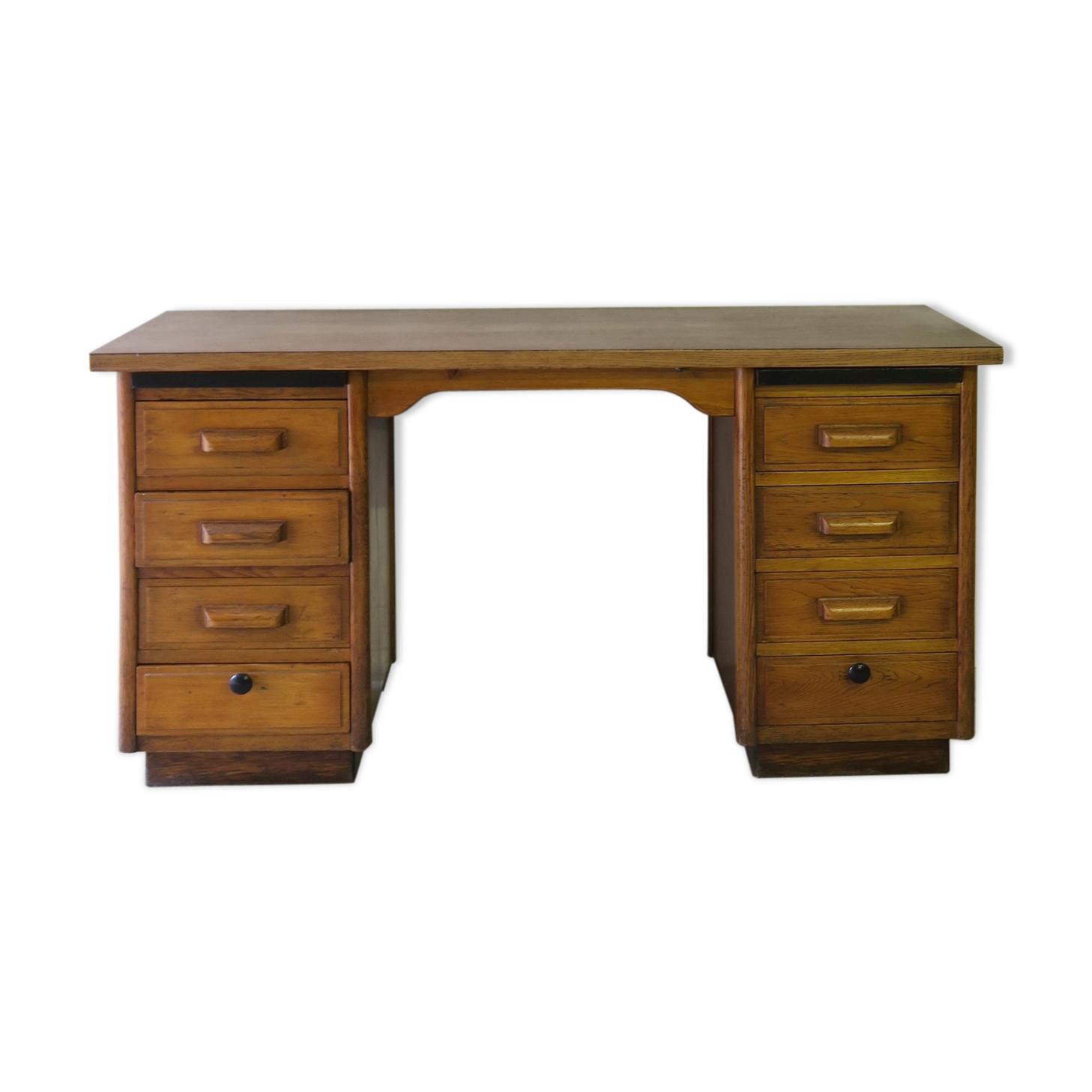 Double box administration desk