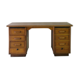 Double box administration desk
