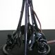 Art deco wrought iron lamp