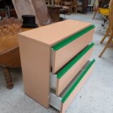 Vintage pink chest of drawers