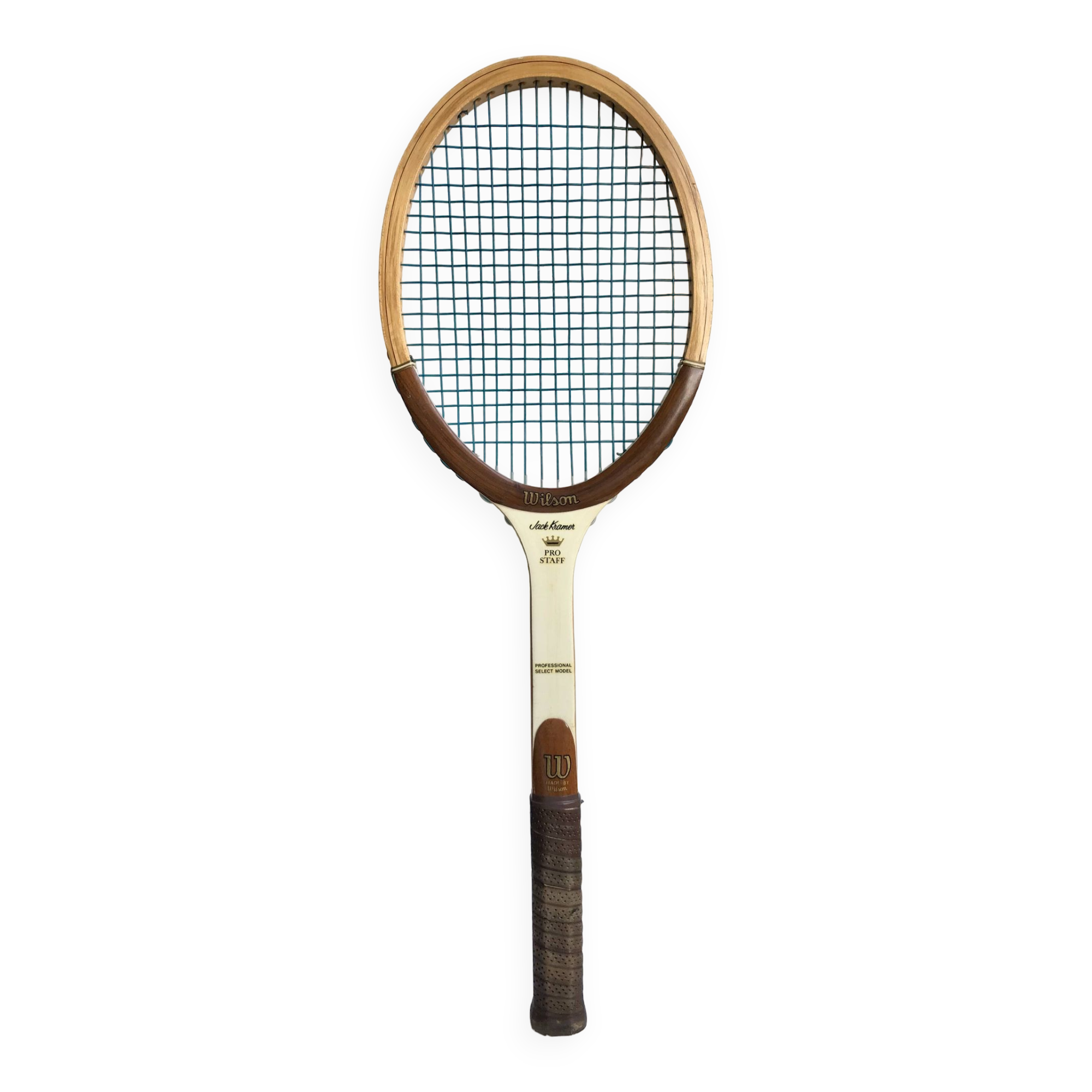 Vintage Wilson racket with cover 1970s