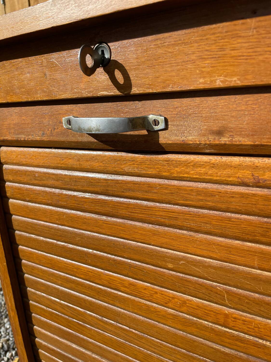 Petit classeur administratif en chêne