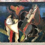 Cubist painting