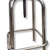 Adjustable stool in wood and steel