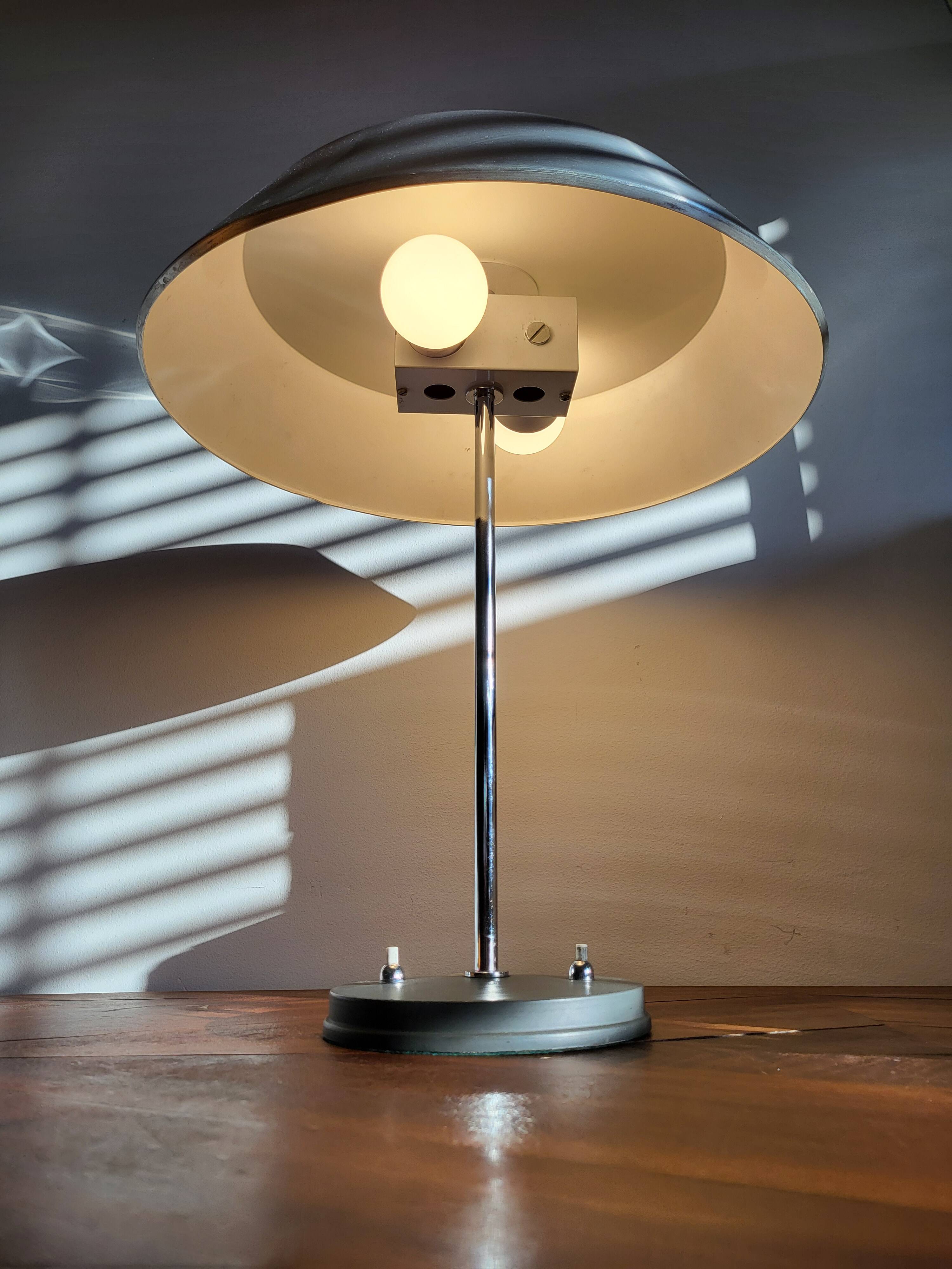 Lampe de bureau vintage Louis Kalff, modèle President, 1960, Nederland
