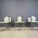 Vintage dining chairs by Belgochrom, set of 6 - 1980s