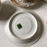 Set of 4 chocolate cups porcelain from Limoges