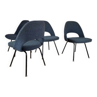 Set of 4 72CC Executive Eero Saarinen chairs for Knoll – Mid-Century Modern