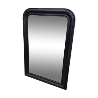 Mirror style Louis Philippe black 128x89cm