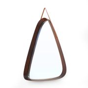 Vintage mirror with a teak frame, 1960s.