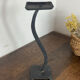 Modernist candlestick in wrought iron