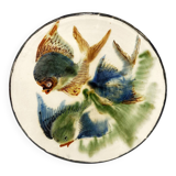 Plato de cerámica "Puigdemont".  España, 1970s.