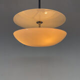 Functionalist/Bauhaus Chrome &Glass Chandelier