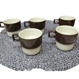 5 cups series Pagnossin Tréviso Italy