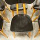 Set of 6 restored Luterma "banana" chairs