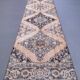 Distressed Turkish Runner 392x80 cm wool Vintage Tribal Rug