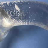 Pukeberg Scandinavian vintage glass candle holder from the 70s