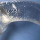 Pukeberg Scandinavian vintage glass candle holder from the 70s