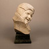 Head of Child In Stone