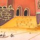 Orientalist painting Lavi Group Israel – Desert Oasis - epoch: XXth Century