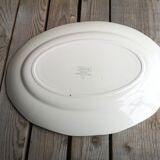 Oval dish Digoin Sarreguemines collection Josiane