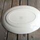 Oval dish Digoin Sarreguemines collection Josiane