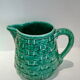 Digoin Sarreguemines braided pitcher